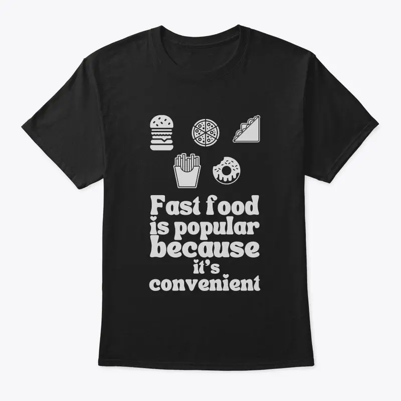 Convenient Cravings Tee: Fast Food Fave