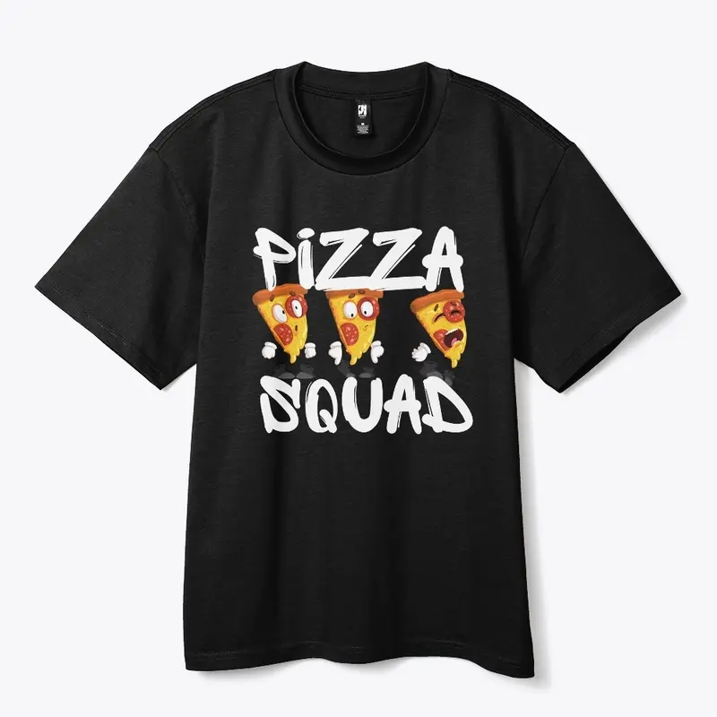 The funny three pizza squad 